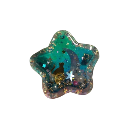 Transparent png of a filled star