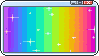 Animated pixel rainbow in a mini-window