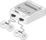 Image of a pixel-art SNES