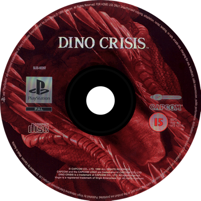 PAL Dino Crisis disc art